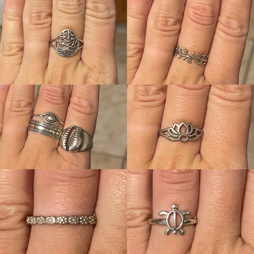 Silver Rings from Martha’s Vineyard
